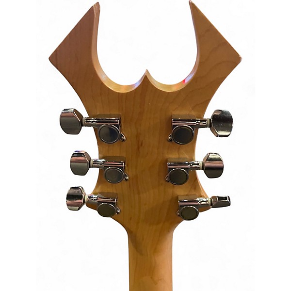 Used B.C. Rich PLATINUM SERIES WARLOCK Black Solid Body Electric Guitar