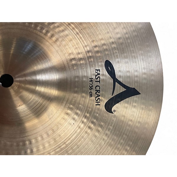 Used Zildjian 14in A Series Fast Crash Cymbal