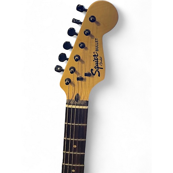 Used Squier Bullet Stratocaster Orange Solid Body Electric Guitar