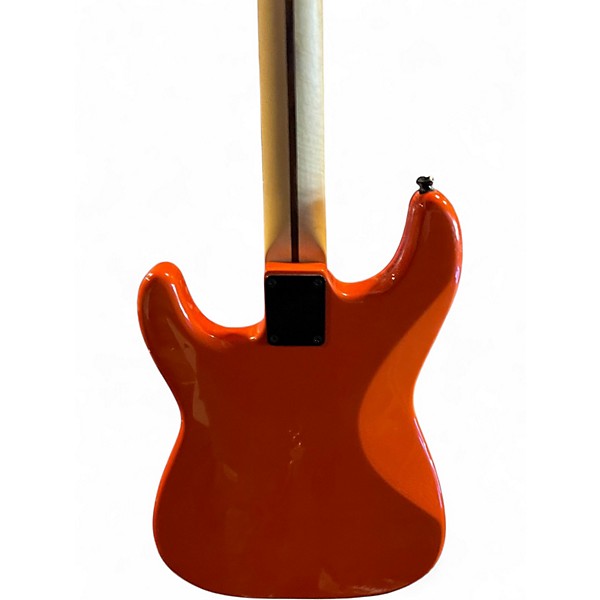 Used Squier Bullet Stratocaster Orange Solid Body Electric Guitar