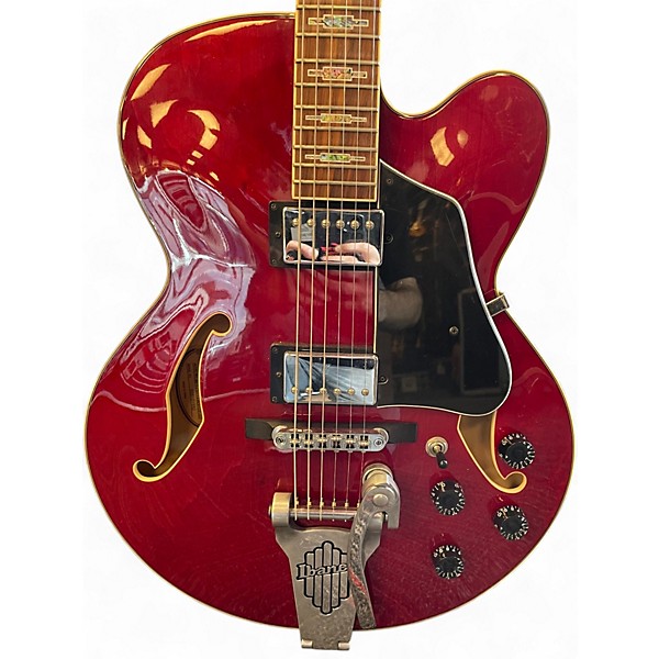 Used Ibanez AFS75T Artcore Cherry Hollow Body Electric Guitar