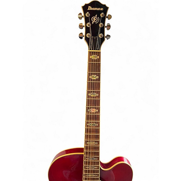 Used Ibanez AFS75T Artcore Cherry Hollow Body Electric Guitar
