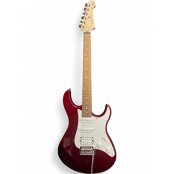 Used Yamaha PAC012 Metallic Red Solid Body Electric Guitar