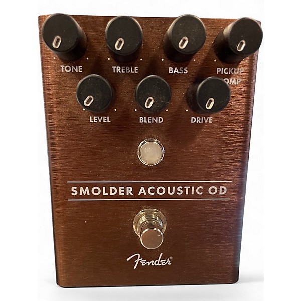 Used Fender SMOLDER ACOUSTIC OVERDRIVE Effect Pedal