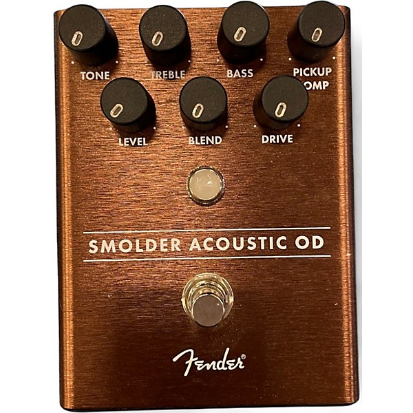 Used Fender SMOLDER ACOUSTIC OVERDRIVE Effect Pedal