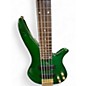 Used Yamaha RBX765A Trans Green Electric Bass Guitar