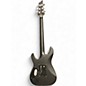Used Schecter Guitar Research Damien Platinum 6 Floyd Rose Black Solid Body Electric Guitar