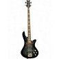 Used Schecter Guitar Research Omen 4 String Trans Black Electric Bass Guitar thumbnail