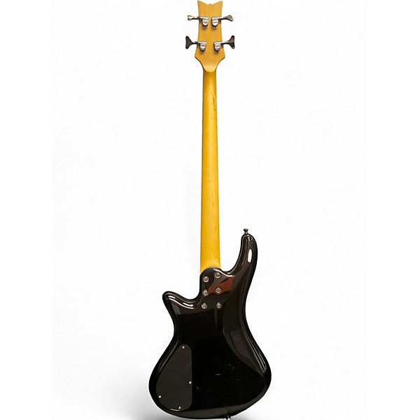Used Schecter Guitar Research Omen 4 String Trans Black Electric Bass Guitar