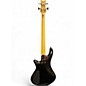 Used Schecter Guitar Research Omen 4 String Trans Black Electric Bass Guitar