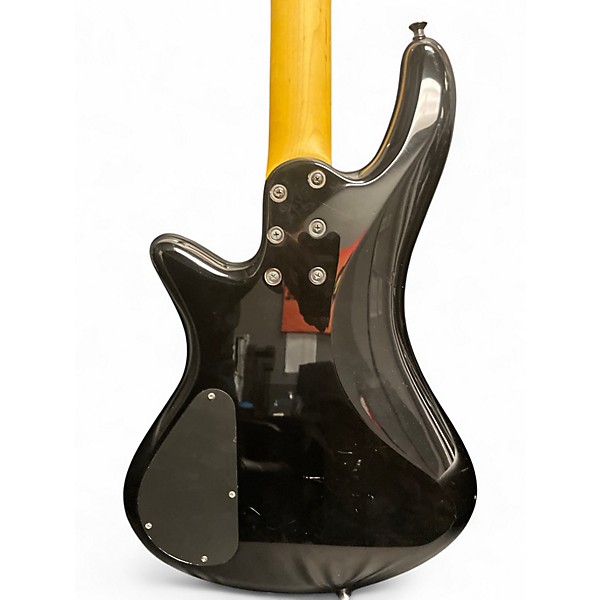 Used Schecter Guitar Research Omen 4 String Trans Black Electric Bass Guitar