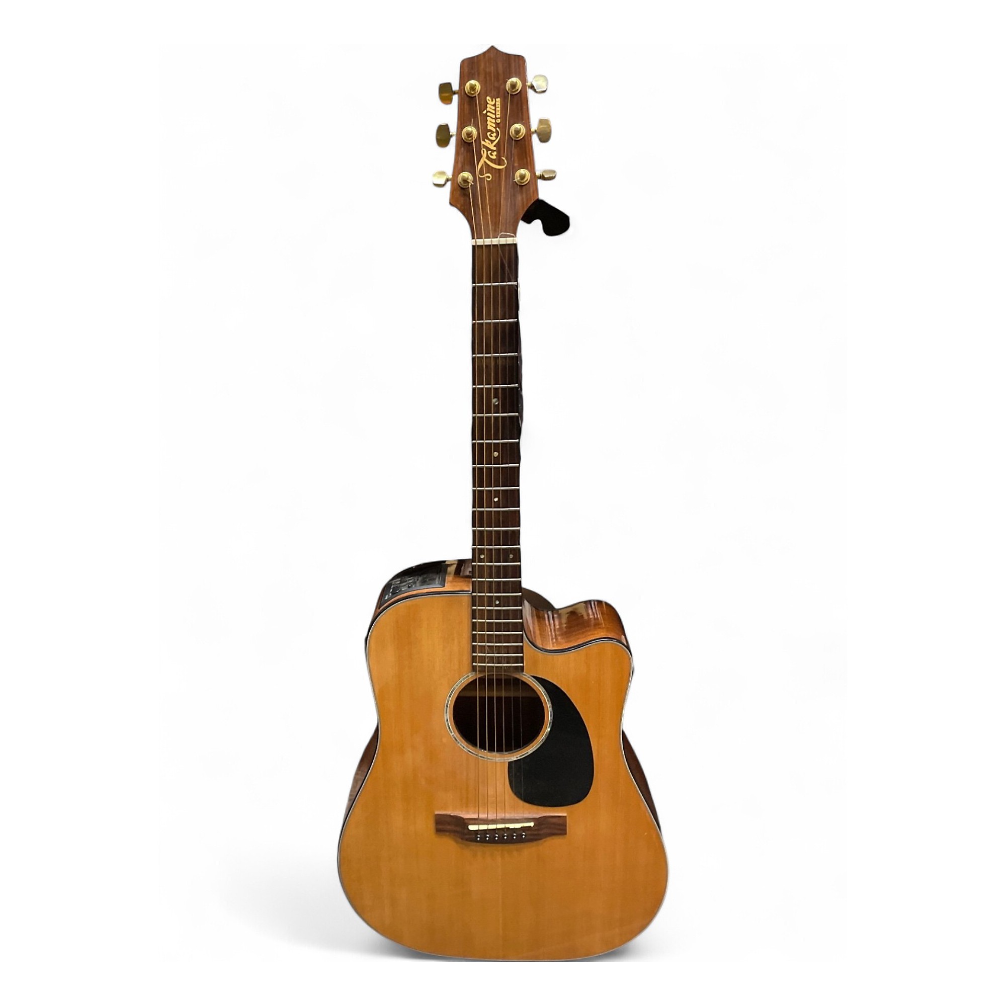 Used Takamine EG340C Natural Acoustic Electric Guitar Natural
