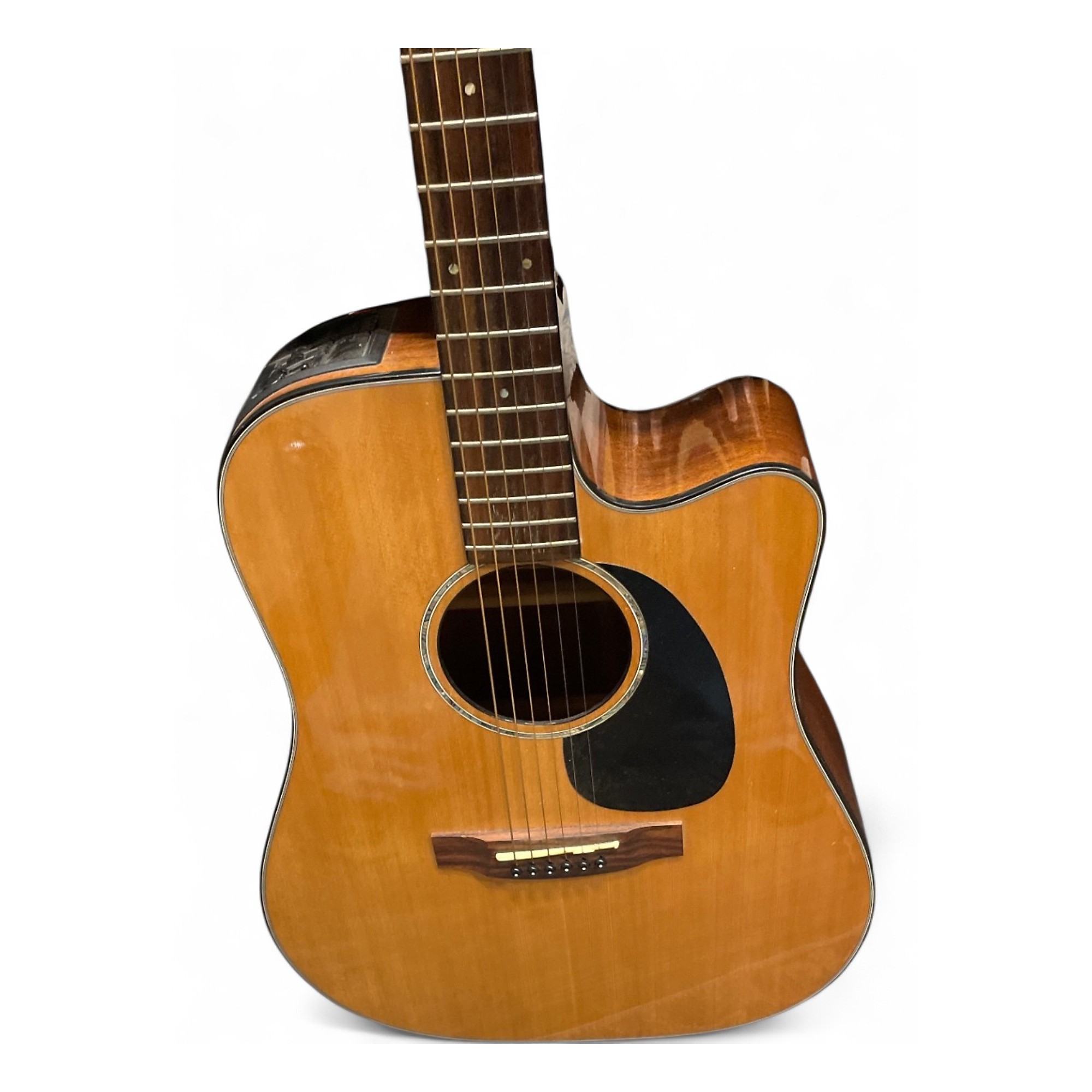 Used Takamine EG340C Natural Acoustic Electric Guitar Natural