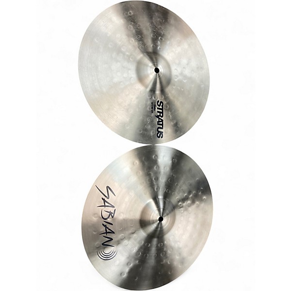 Used SABIAN 14in Stratus Hi-Hat Pair Cymbal