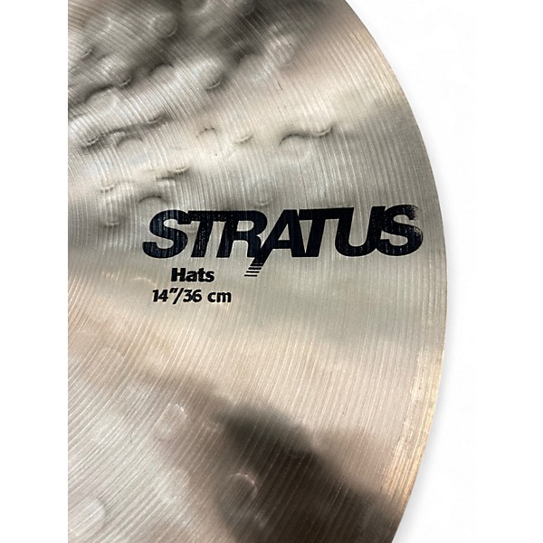 Used SABIAN 14in Stratus Hi-Hat Pair Cymbal