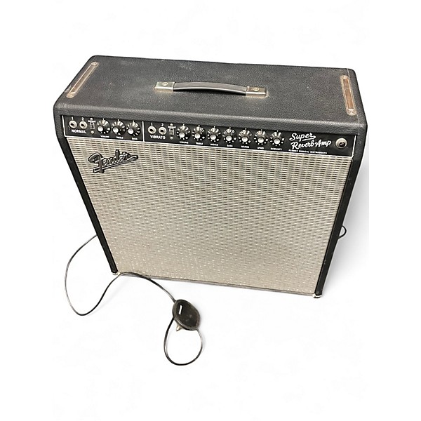 Used Fender 1965 Reissue Super Reverb 45W 4x10 Tube Guitar Combo Amp