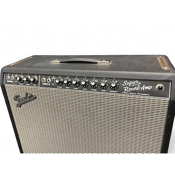 Used Fender 1965 Reissue Super Reverb 45W 4x10 Tube Guitar Combo Amp