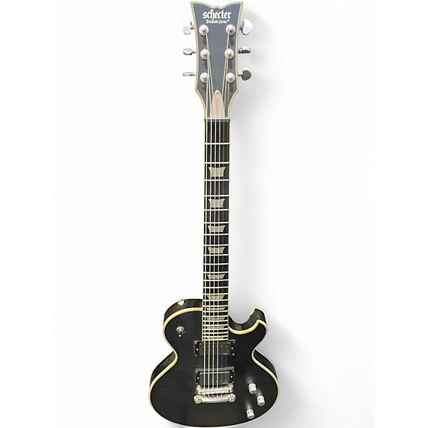 Used Schecter Guitar Research SOLO II PLATINUM Satin Black Solid Body Electric Guitar