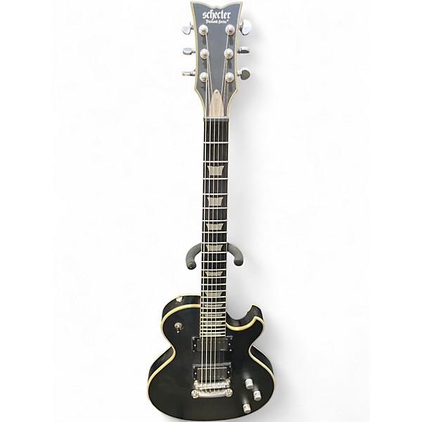 Used Schecter Guitar Research SOLO II PLATINUM Satin Black Solid Body Electric Guitar