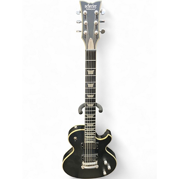 Used Schecter Guitar Research SOLO II PLATINUM Satin Black Solid Body Electric Guitar