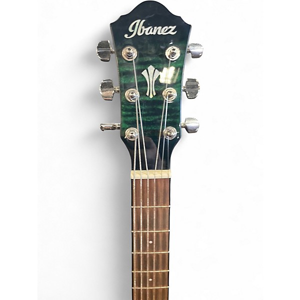 Used Ibanez AEG70 Emerald Green Acoustic Electric Guitar