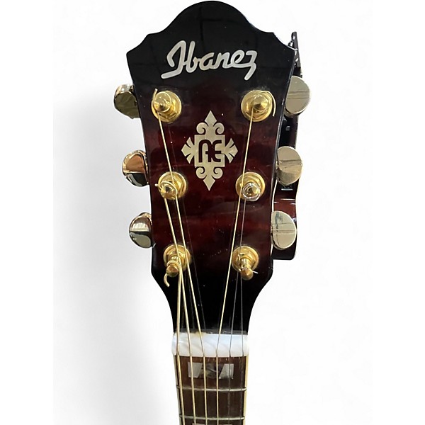 Used Ibanez AEP37-TCS-OP-01 Wine Red Acoustic Electric Guitar
