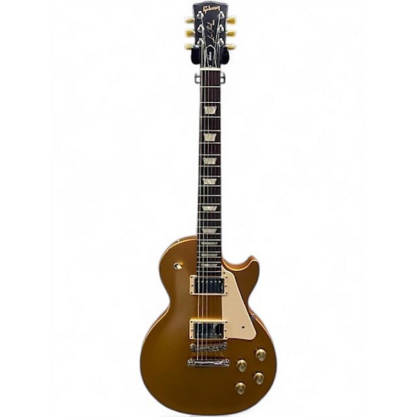 Used Gibson Les Paul Tribute Gold Top Solid Body Electric Guitar
