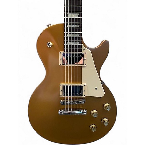 Used Gibson Les Paul Tribute Gold Top Solid Body Electric Guitar