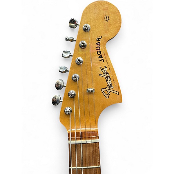 Used Fender Jaguar HH Seafoam Green Solid Body Electric Guitar
