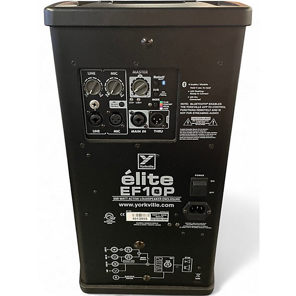 Used Yorkville EF10P Powered Speaker