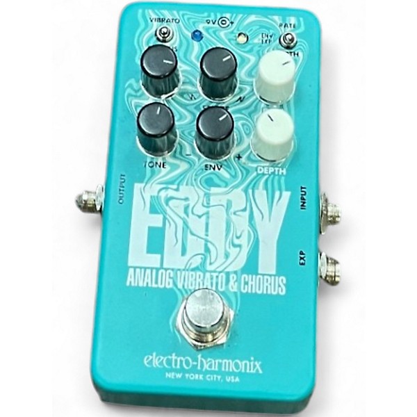 Used Electro-Harmonix EDDY ANALOG VIBRATO & CHORUS Effect Pedal