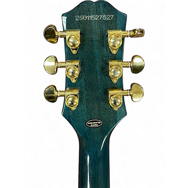 Used Epiphone Les Paul Custom Ocean Blue Solid Body Electric Guitar