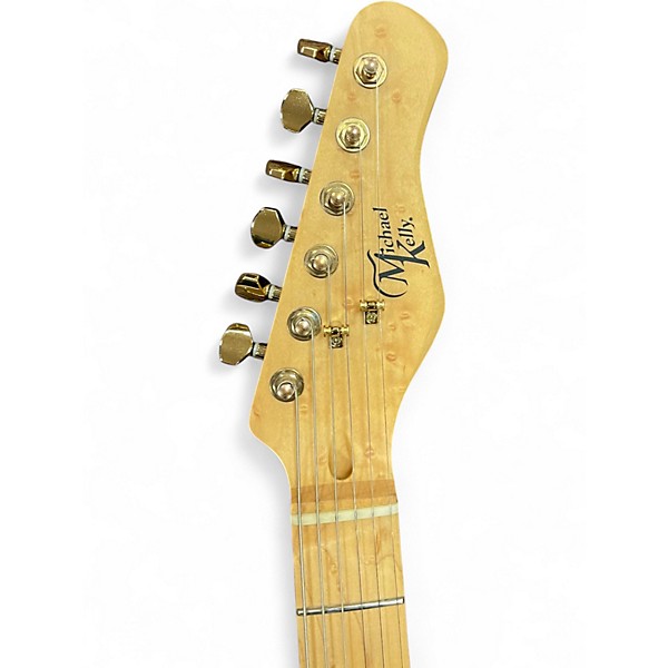 Used Michael Kelly Custom Collection HSS Antique Amber Solid Body Electric Guitar