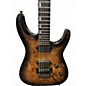 Used ESP LTD H1001QM Deluxe Floyd Rose Desert Sand Solid Body Electric Guitar