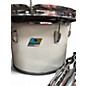 Vintage 1980s Ludwig 6 Piece big beat Classic White Drum Kit