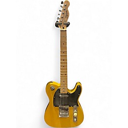 Used Squier Affinity Telecaster Black and Yellow Solid Body Electric Guitar