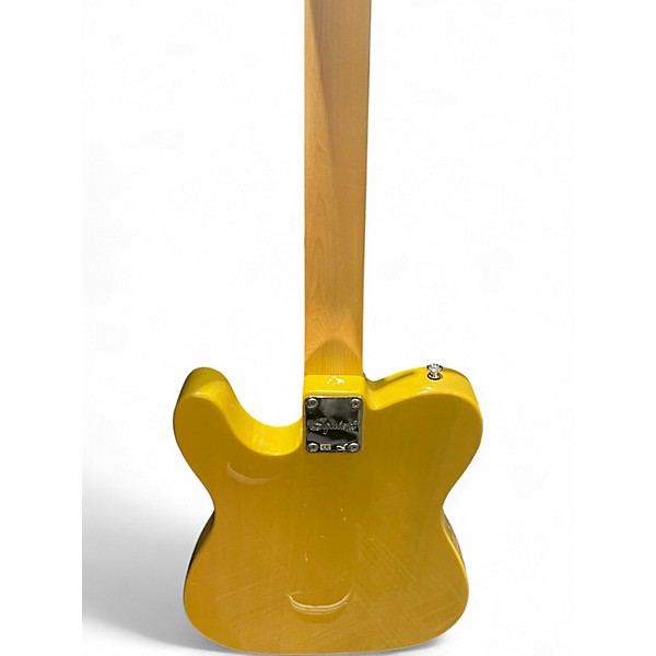 Used Squier Affinity Telecaster Black and Yellow Solid Body Electric Guitar
