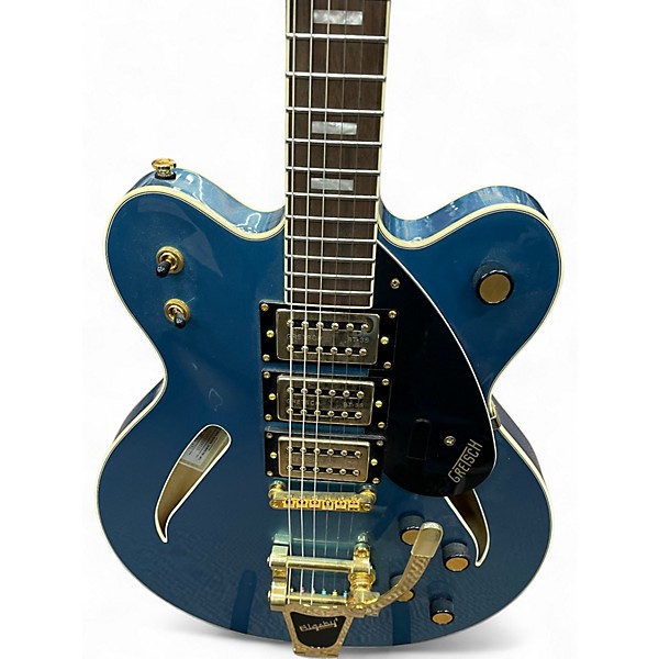 Used Gretsch Guitars CAT CB 3PU Riviera Blue Hollow Body Electric Guitar