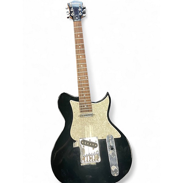 Used Washburn WI36 Black Solid Body Electric Guitar