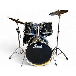 Used Pearl 5 Piece Forum Black Drum Kit