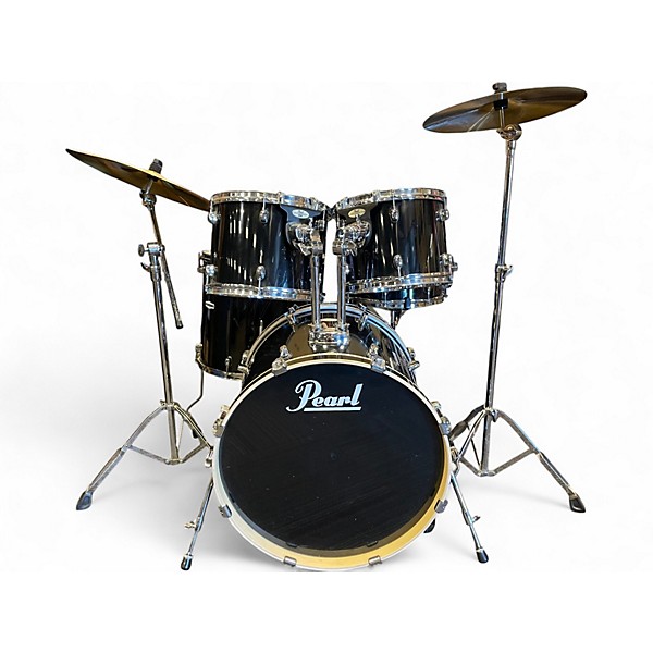 Used Pearl 5 Piece Forum Black Drum Kit