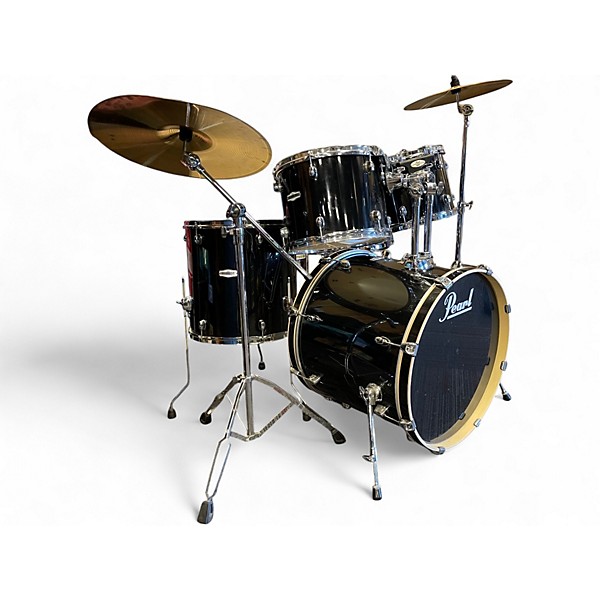 Used Pearl 5 Piece Forum Black Drum Kit