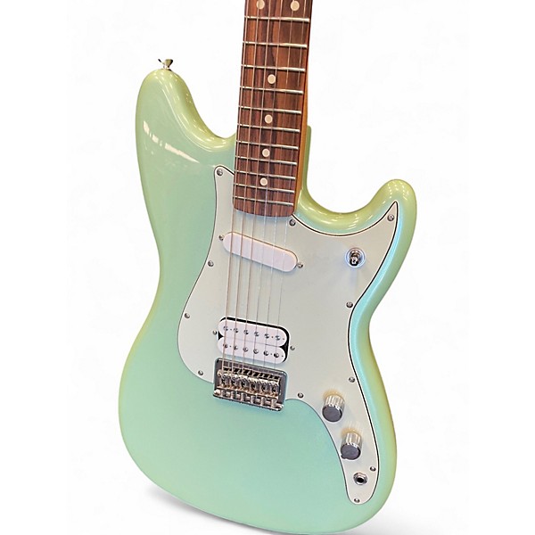 Used 2018 Fender Duo Sonic HS Seafoam Pearl Solid Body Electric Guitar