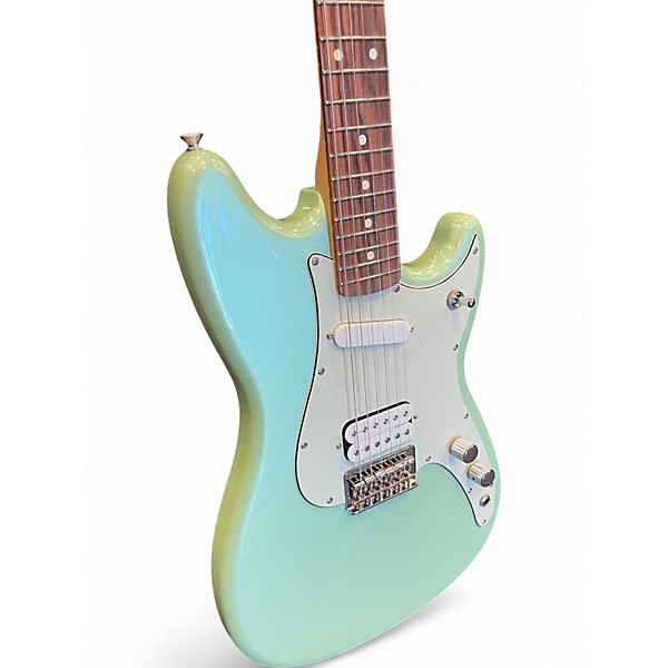 Used 2018 Fender Duo Sonic HS Seafoam Pearl Solid Body Electric Guitar