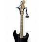 Vintage 1980s Squier Stratocaster Black Solid Body Electric Guitar