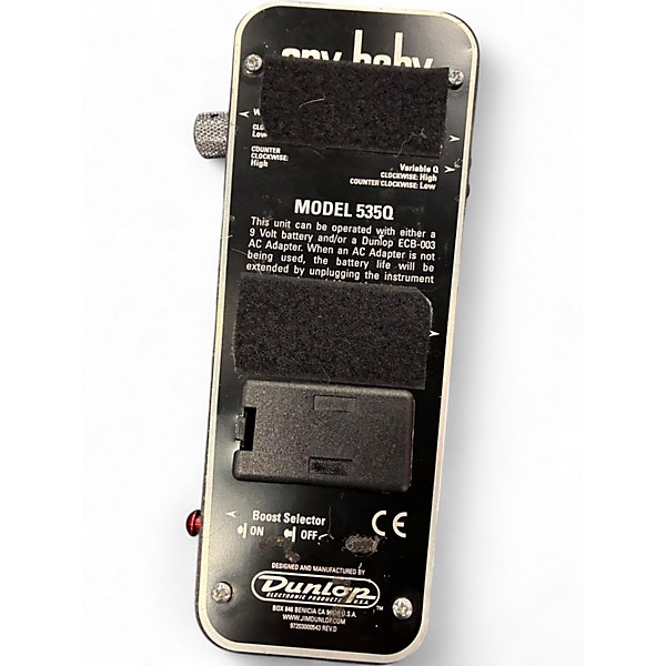 Used Dunlop 535Q-B Wah Effect Pedal