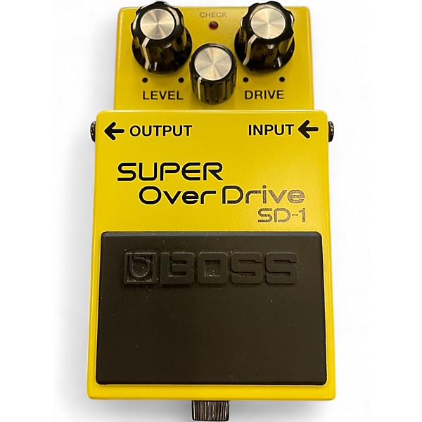 Used BOSS SD1 Super Overdrive Effect Pedal