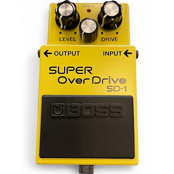 Used BOSS SD1 Super Overdrive Effect Pedal
