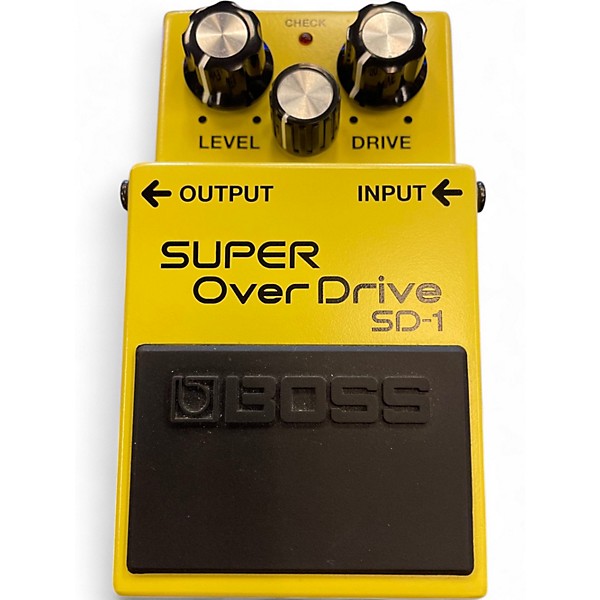 Used BOSS SD1 Super Overdrive Effect Pedal