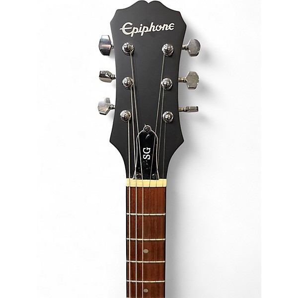 Used Epiphone SG Special Bolt On Satin Black Solid Body Electric Guitar